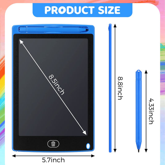 Zhehao 32pc LCD doodle boards red bundle ideal for travel sketching