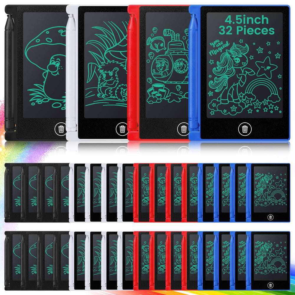 Zhehao 32 pack mini LCD tablet front view for on the go doodling and learning