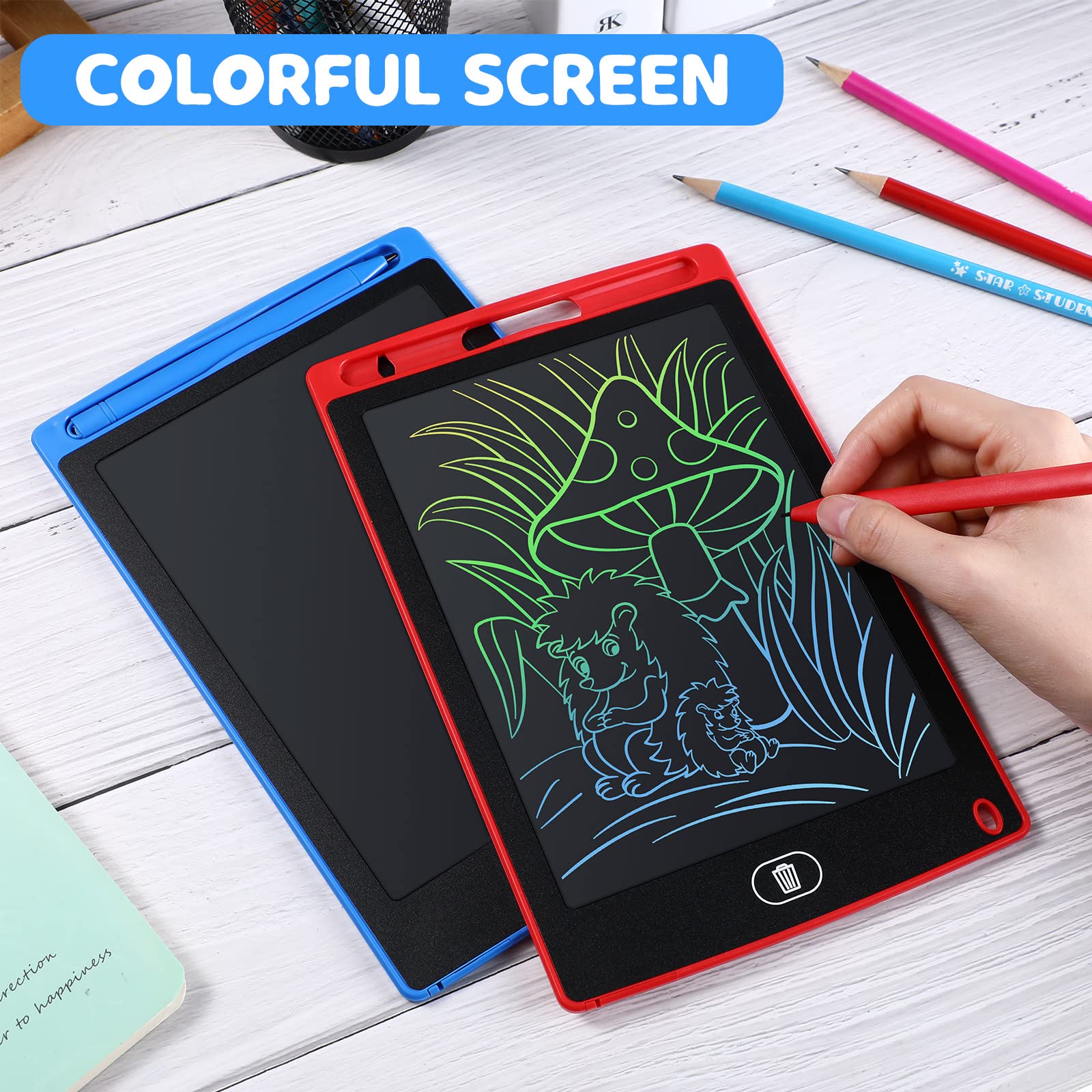 Zhehao 8.5-inch LCD writing tablet portable lightweight for kids