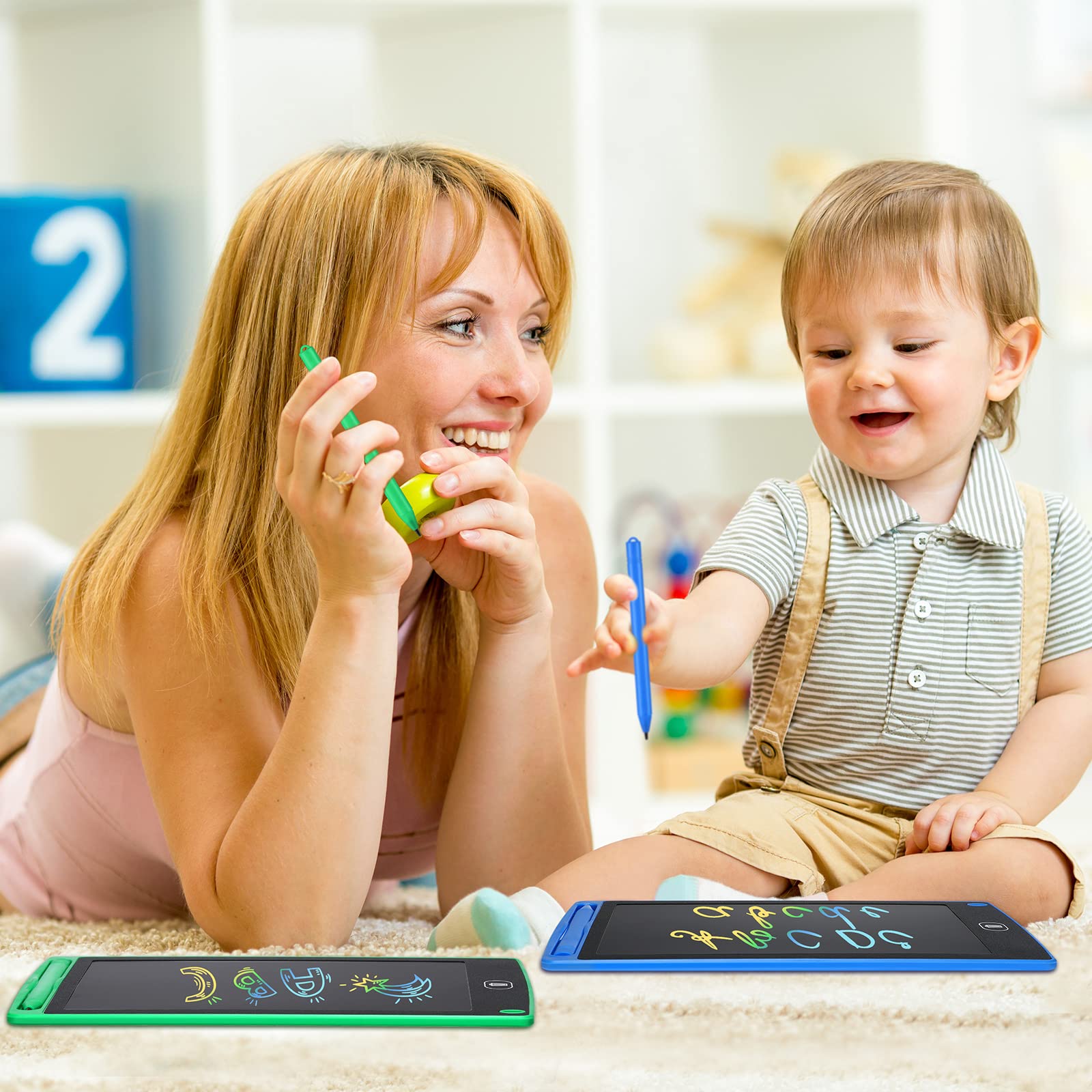 Zhehao red doodle board LCD tablet for creative learning sessions
