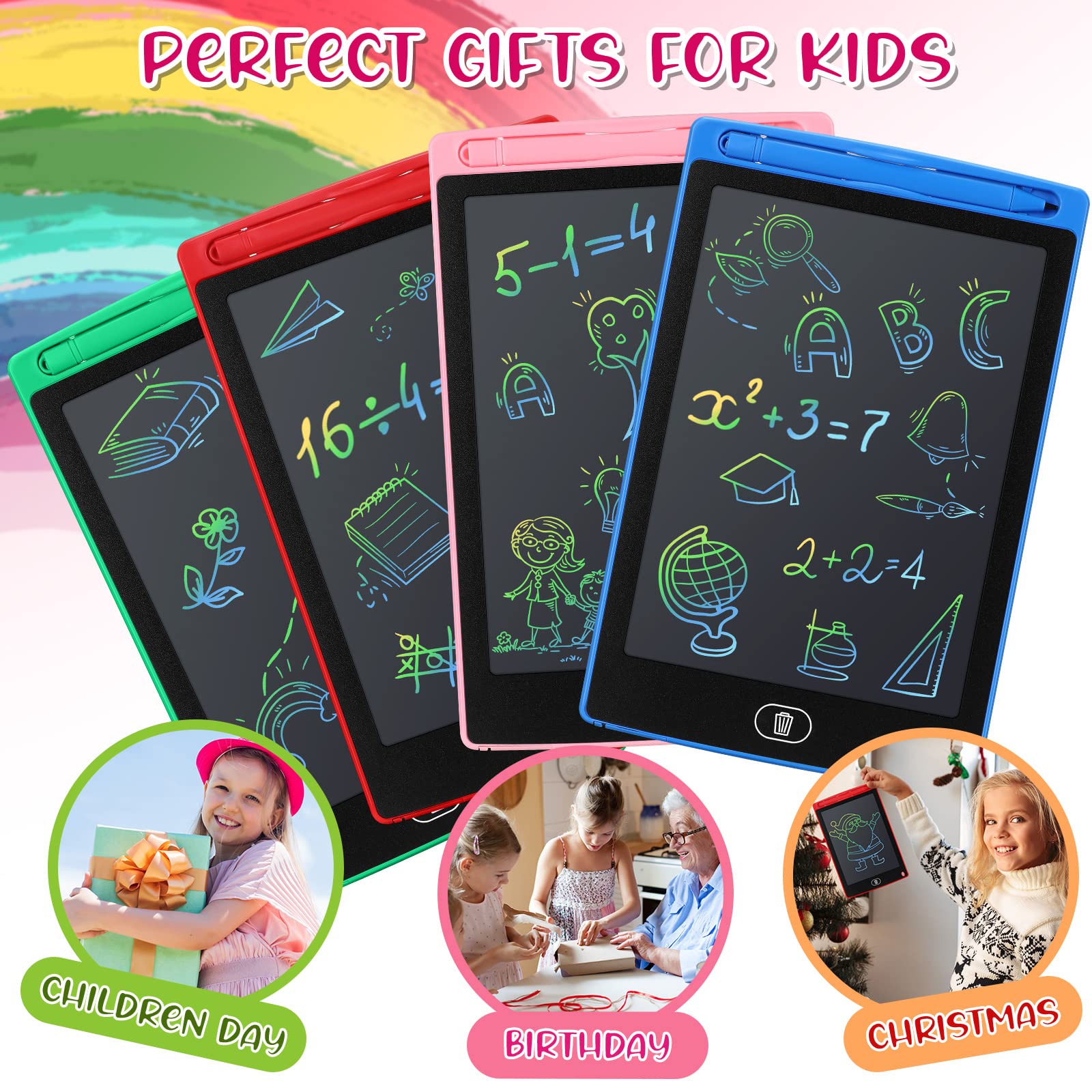 Zhehao doodle board with instant clear button for quick reuse