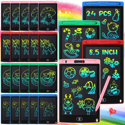 Zhehao LCD writing tablet front view with an 8.5-inch color screen for doodling