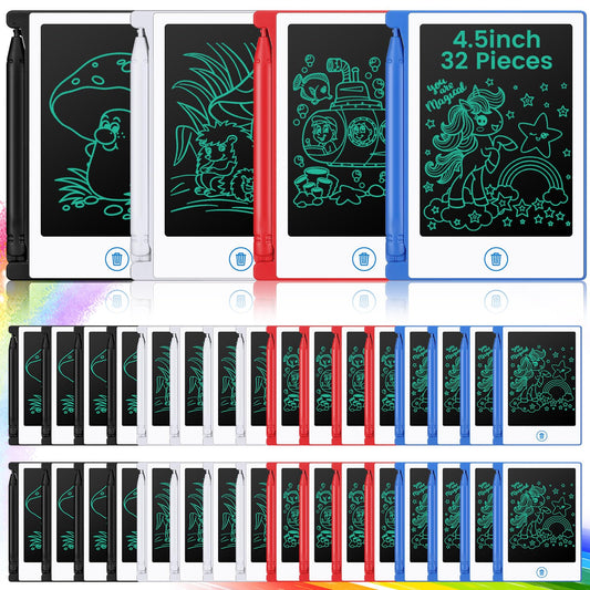 Zhehao mini LCD writing tablet in bright colors for portable doodling.