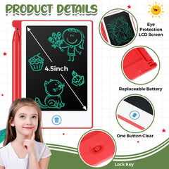 Zhehao 4.5-inch LCD tablet showing durable, safe design.