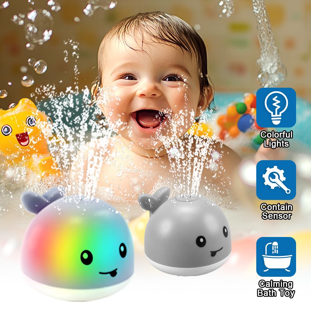 ZHENDUO auto-sensing bath toy activates on water surface