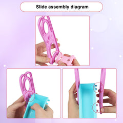 ZHENYETAI shoes, bags, and hangers image supports fashion-play possibilities.