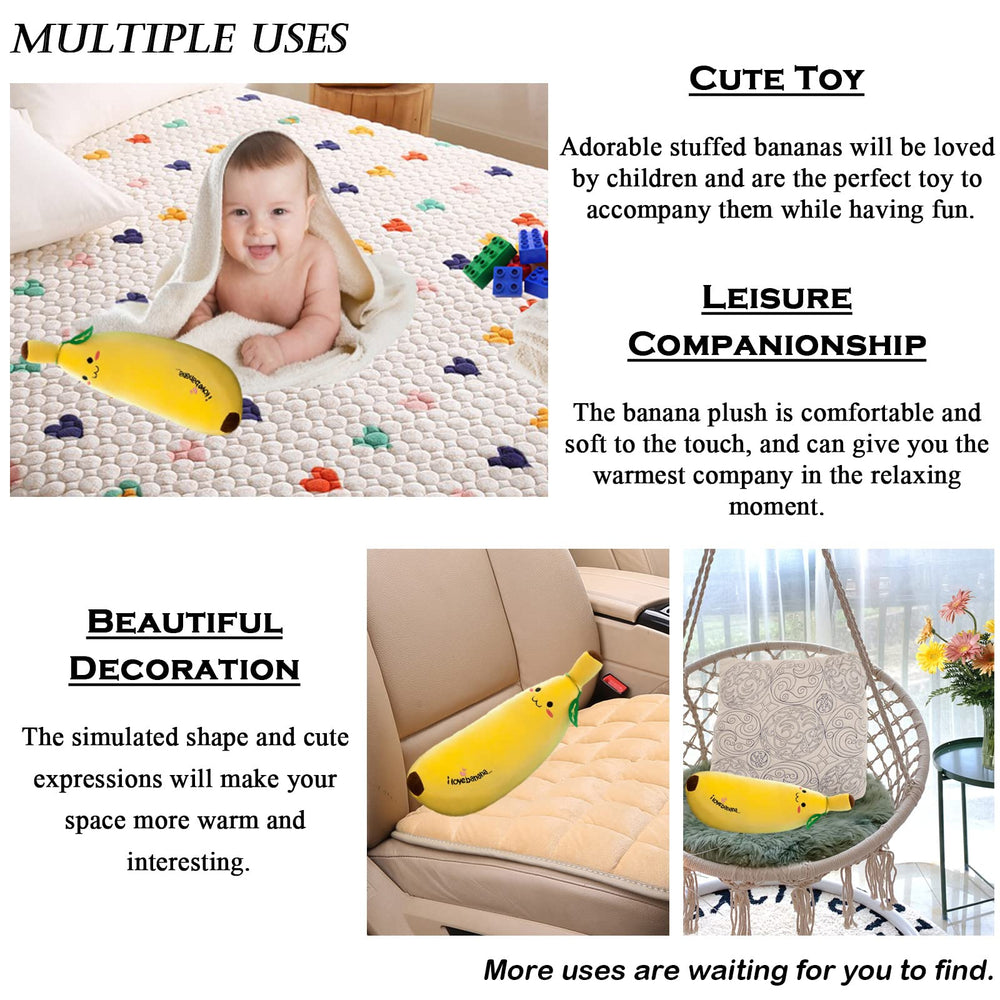 zhidiloveyou banana plush pillow fabric details highlight skin-friendly material.