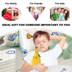 zhidiloveyou banana plush pillow room decor idea for bedrooms living spaces.