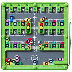 zhiwuzhu Magnetic Alphabet Maze box front inviting early letter recognition