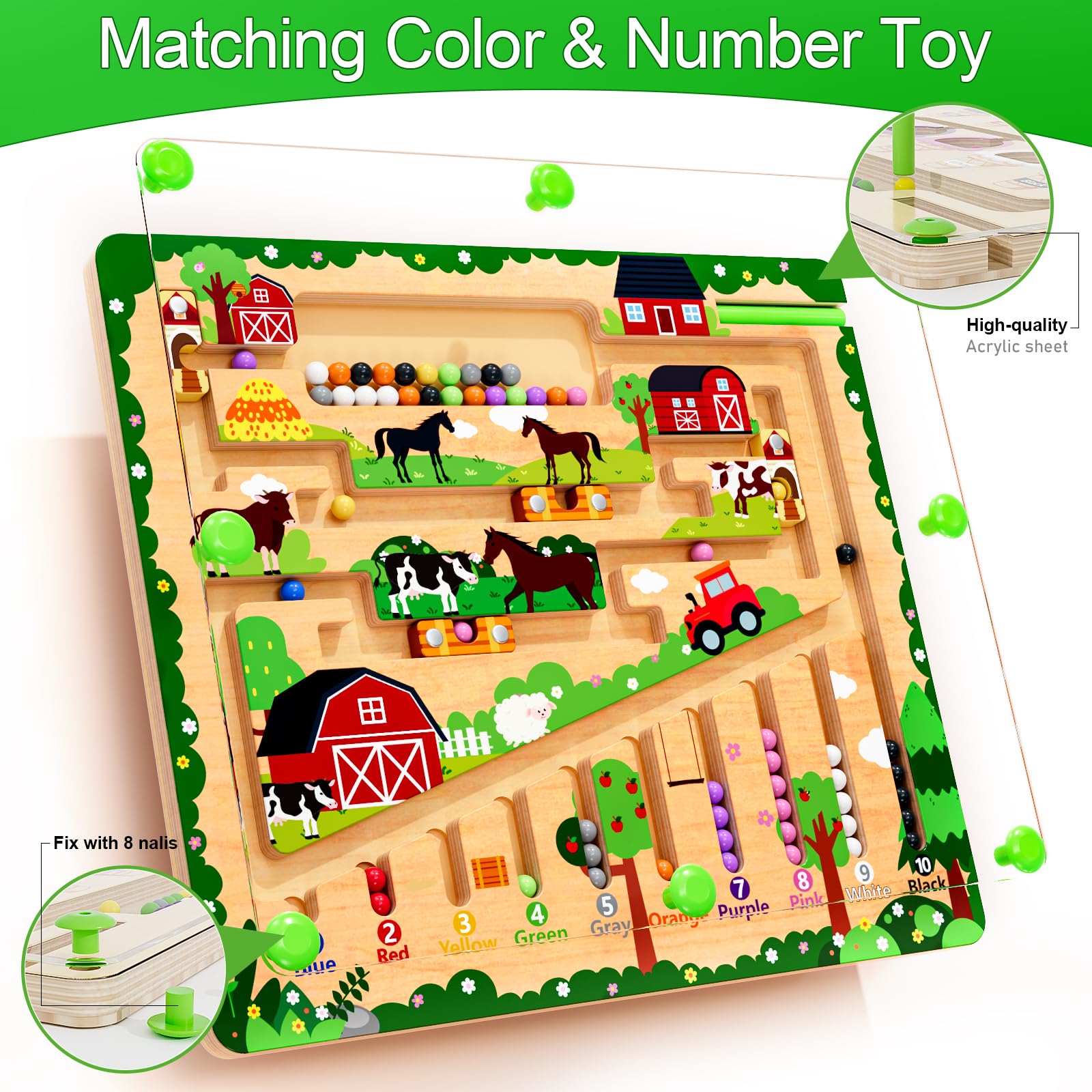 zhiwuzhu Ideal for home, preschool, or travel to keep little hands busy.