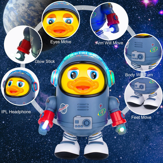 ZHMY Space Duck LED earphones change colors for playful learning