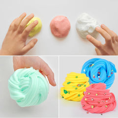 ZHNEHAOKAN Unicorn slime toy with glittery finish for imaginative play.