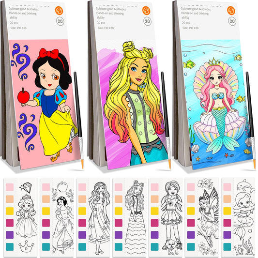 ZHOC paint with water book front cover—mess-free art ideas for kids.
