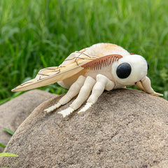 ZHONGXIN MADE silk moth toy smart eyes, vivid look enhances pretend play.