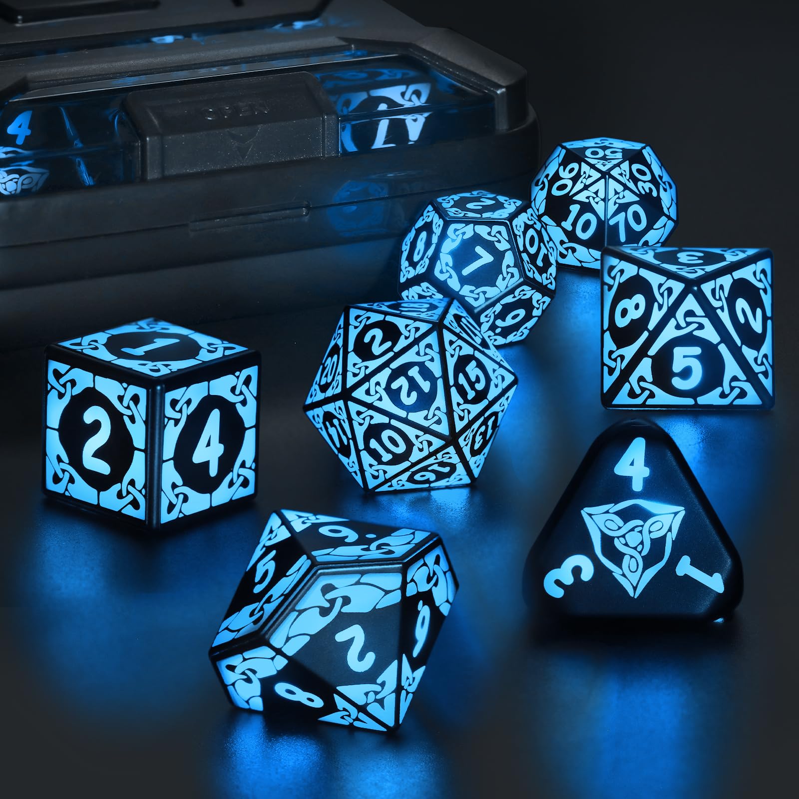 ZHOORQI charging box blue light indicates charging status for ready play