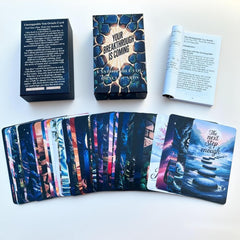 ZHQGYN Unstoppable You card edge details show premium finish