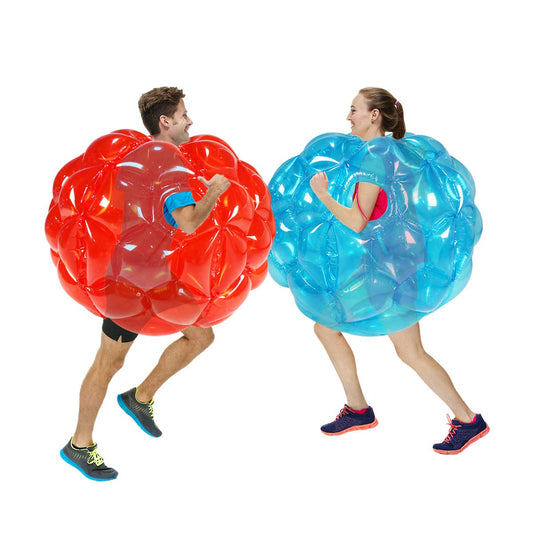 ZHUYNXIR wearable sumo ball in blue and red for safe outdoor play with friends.