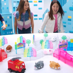 Zhuzhu electronic hamster pets move and interact with minimal mess.