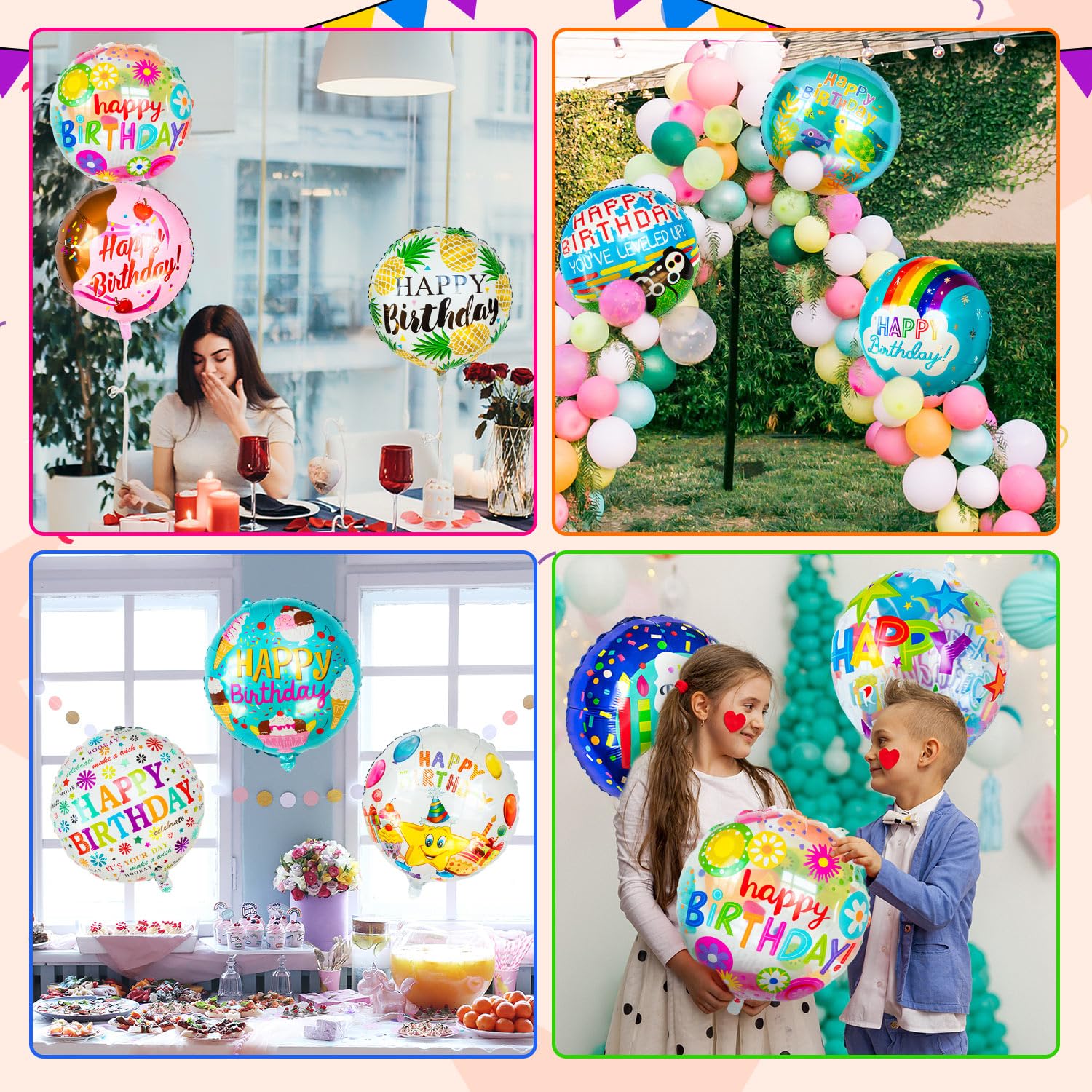 ZHWKMYP versatile balloons brighten any celebration and decor idea.