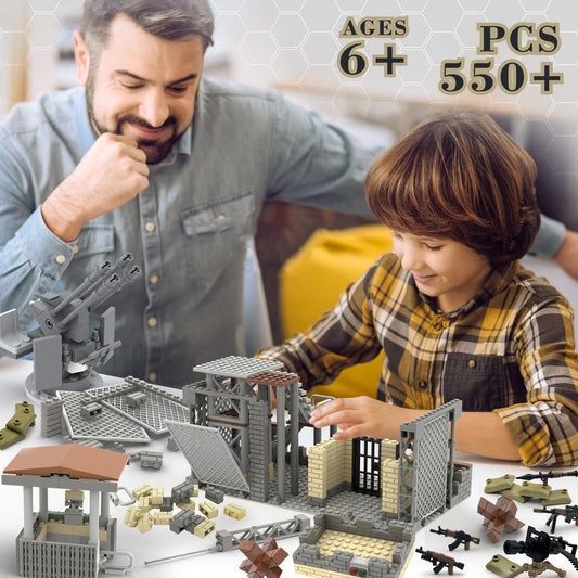ZHX Military Base Prison scene encouraging cooperative play and storytelling.