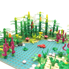 ZHX Rainforest plants and bushes spark lush garden vibes