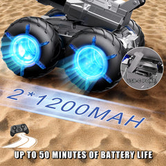 ZHYLLO 360-degree rotation supports stunts on land or water.