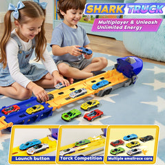 ZHYLLO 65-inch-dual-lane-track highlights expansive racing space and extended play opportunities.