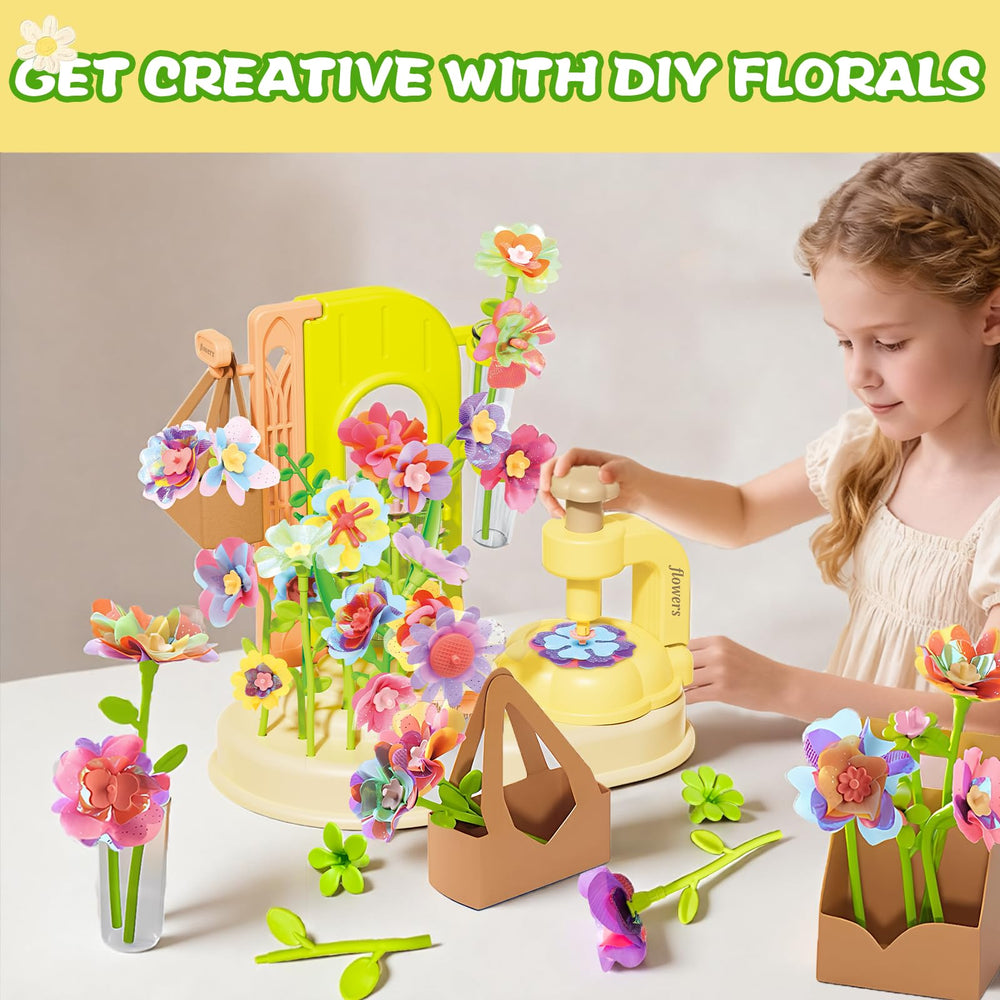 ZHYLLO DIY bouquet displayed in garden display window for proud home crafts.