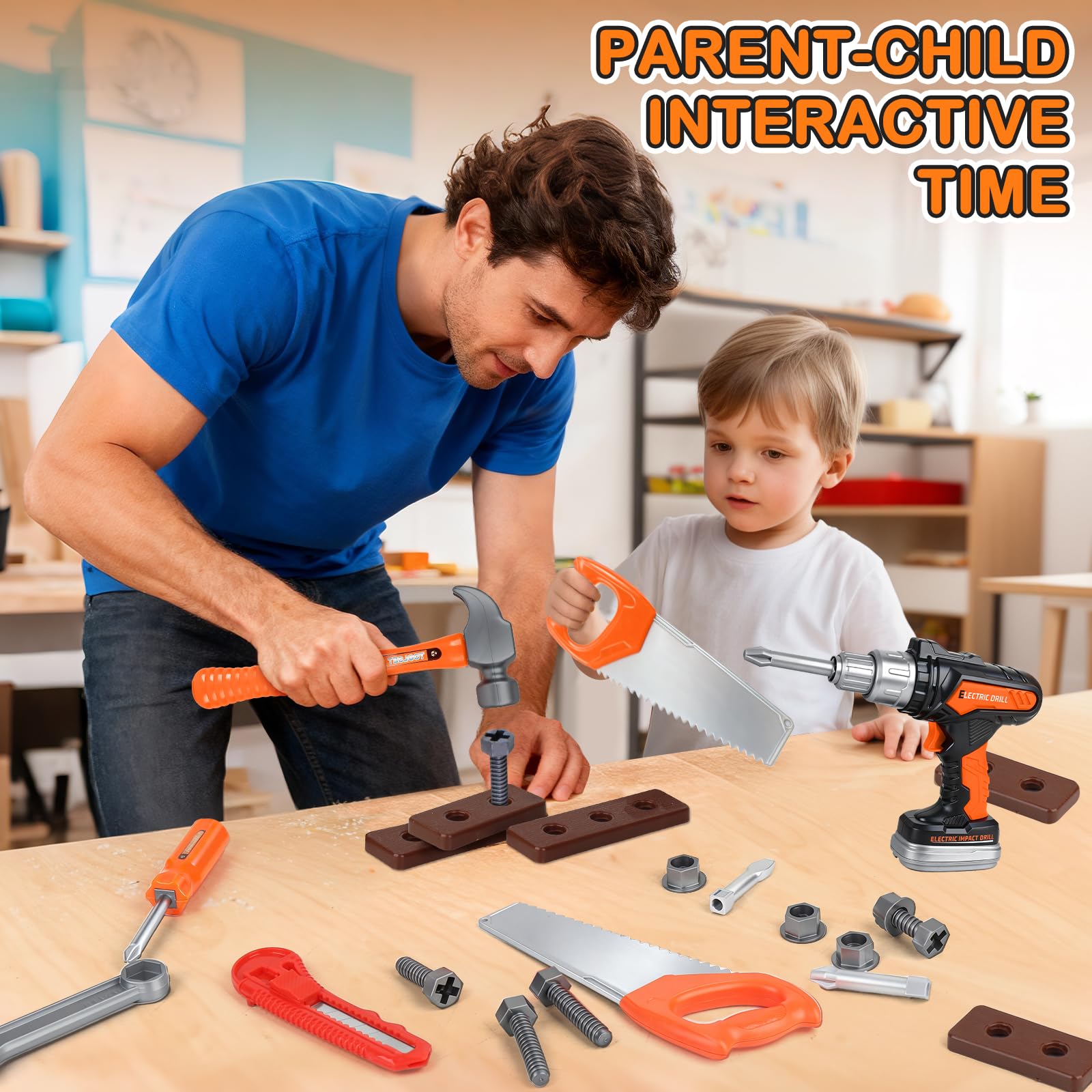 ZHYLLO Toddler Tool Set hammer and screwdriver for fine motor practice