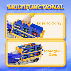 ZHYLLO track-handle-easy-fold enables quick setup and tidy storage after play.