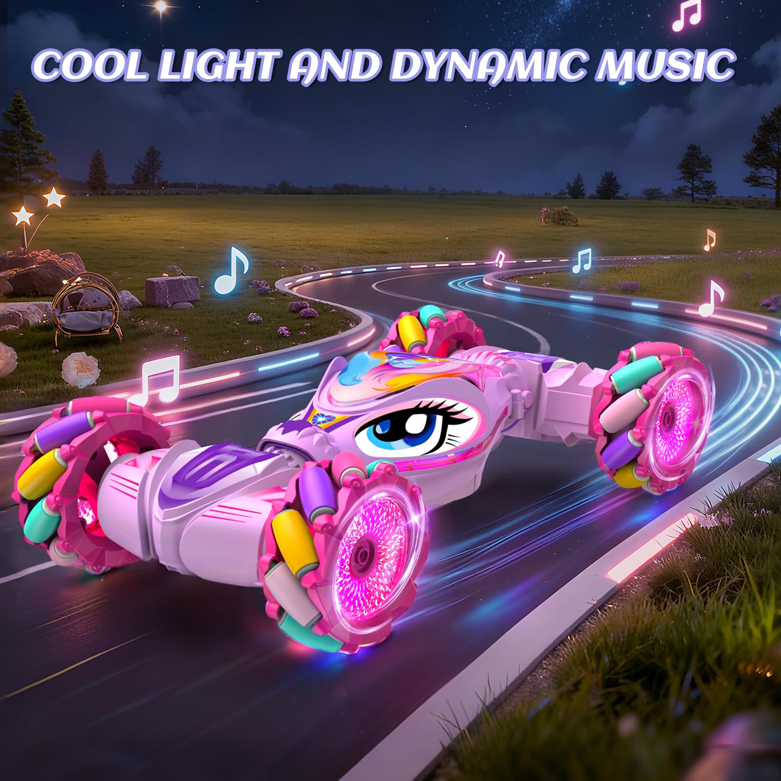 ZHYLLO Unicorn RC car 360-degree rotation enables dynamic stunts