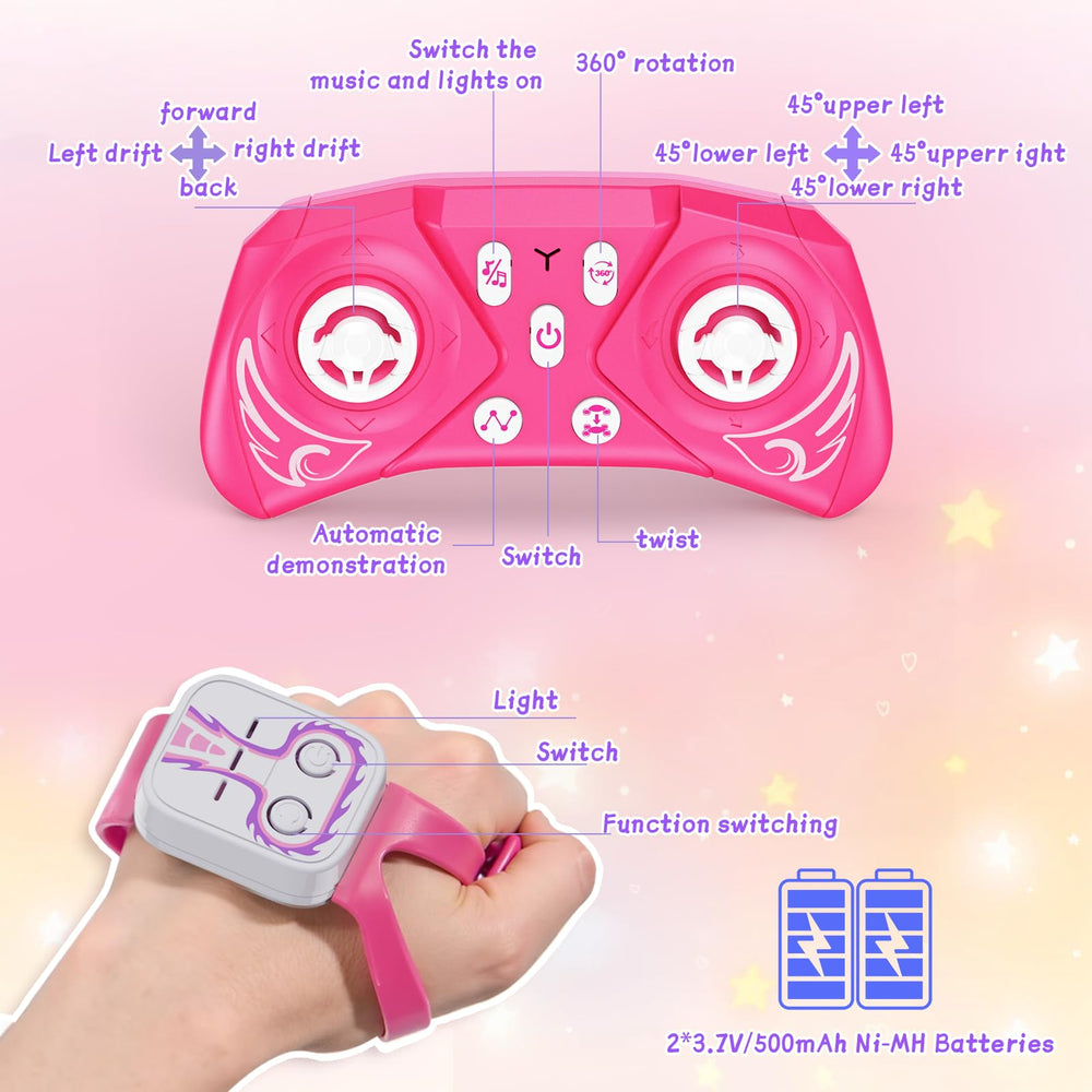 ZHYLLO Unicorn RC car long play time and kid-safe design