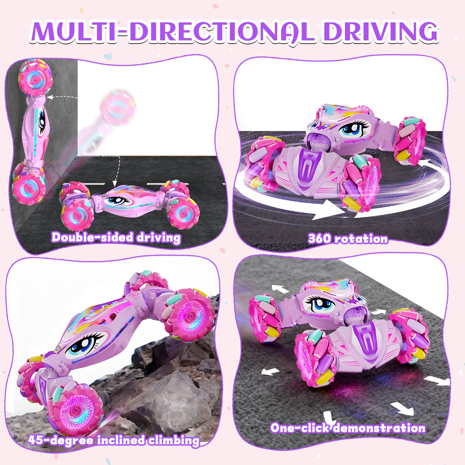 ZHYLLO Unicorn RC car off-road durability conquers grass and rocks