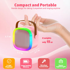 Zicor compact package with carrying handle for travel and parties.