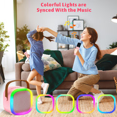 Zicor karaoke battery lasts hours for outdoor celebrations.