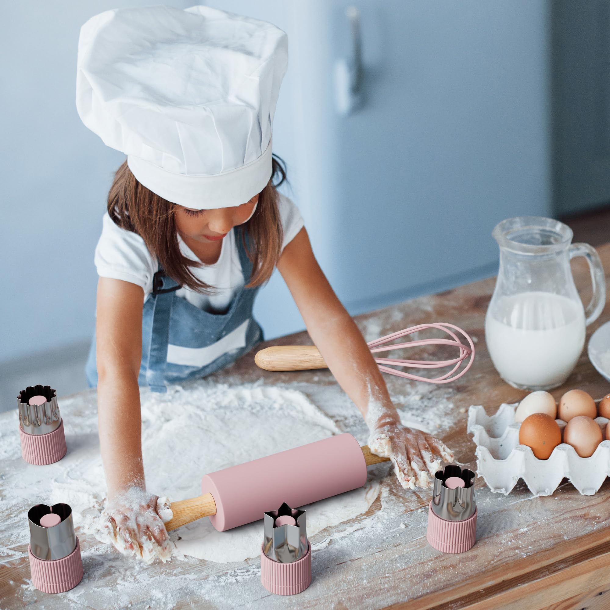 ZICOTO wooden cooking set for kids ready for play kitchen adventures.