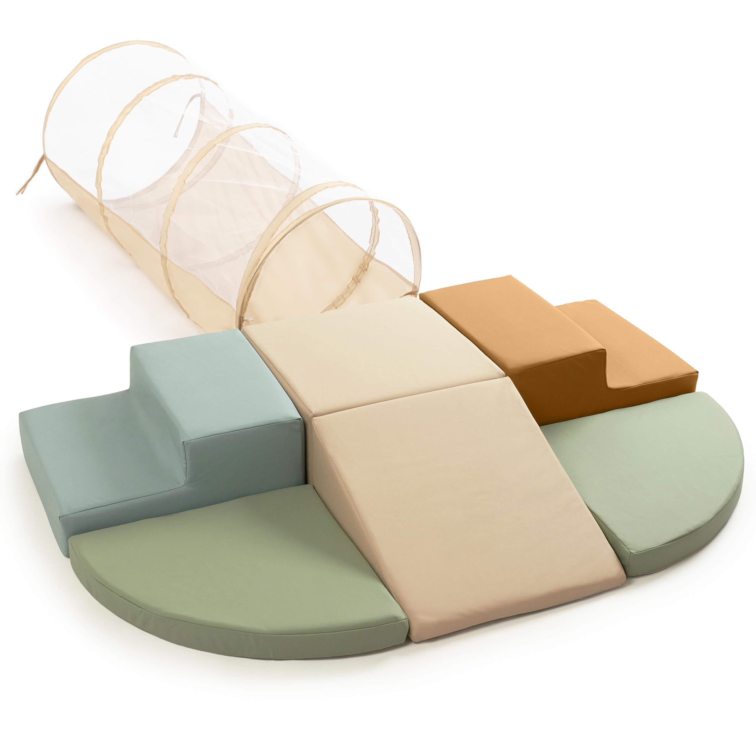 ZICOTO Fun climbing triangle setup to inspire toddler exploration and balance.