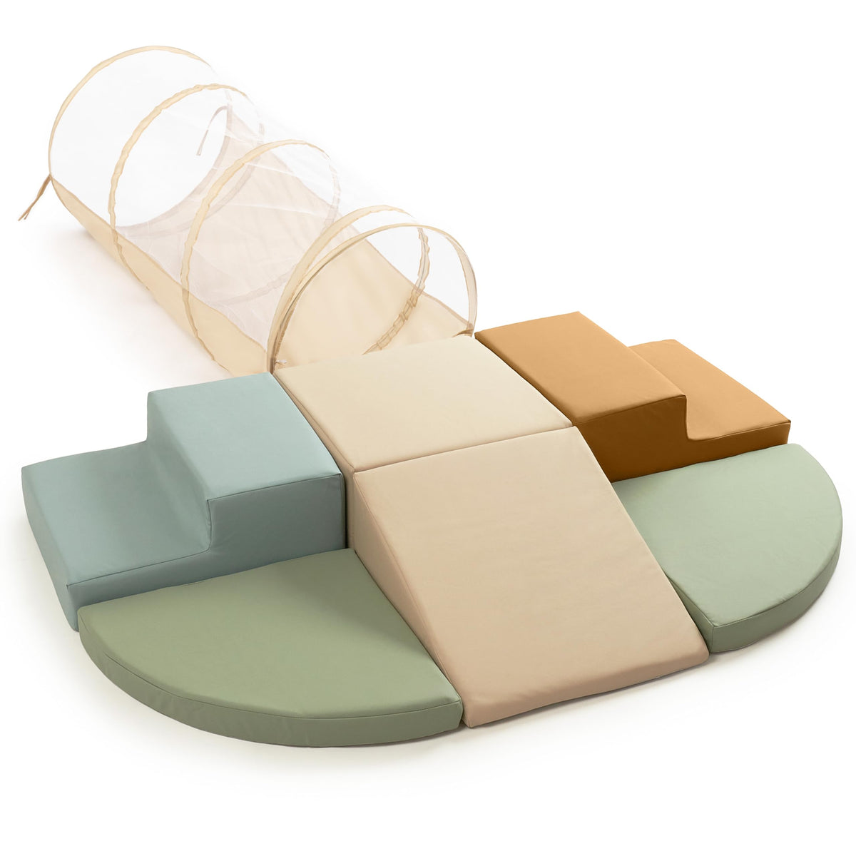 ZICOTO Fun climbing triangle setup to inspire toddler exploration and balance.