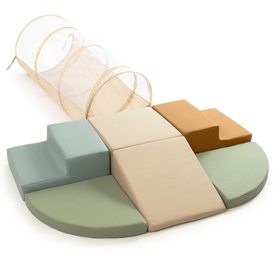 ZICOTO Fun climbing triangle setup to inspire toddler exploration and balance.