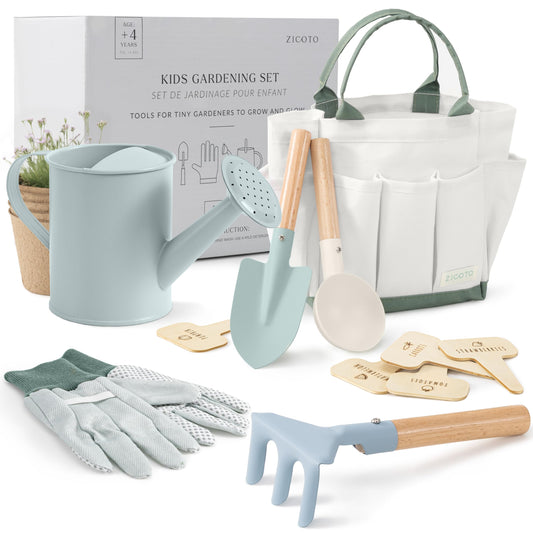 ZICOTO kids gardening set gloves protect little hands during digging