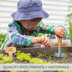 ZICOTO kids gardening set pot collection provides colorful planting spaces