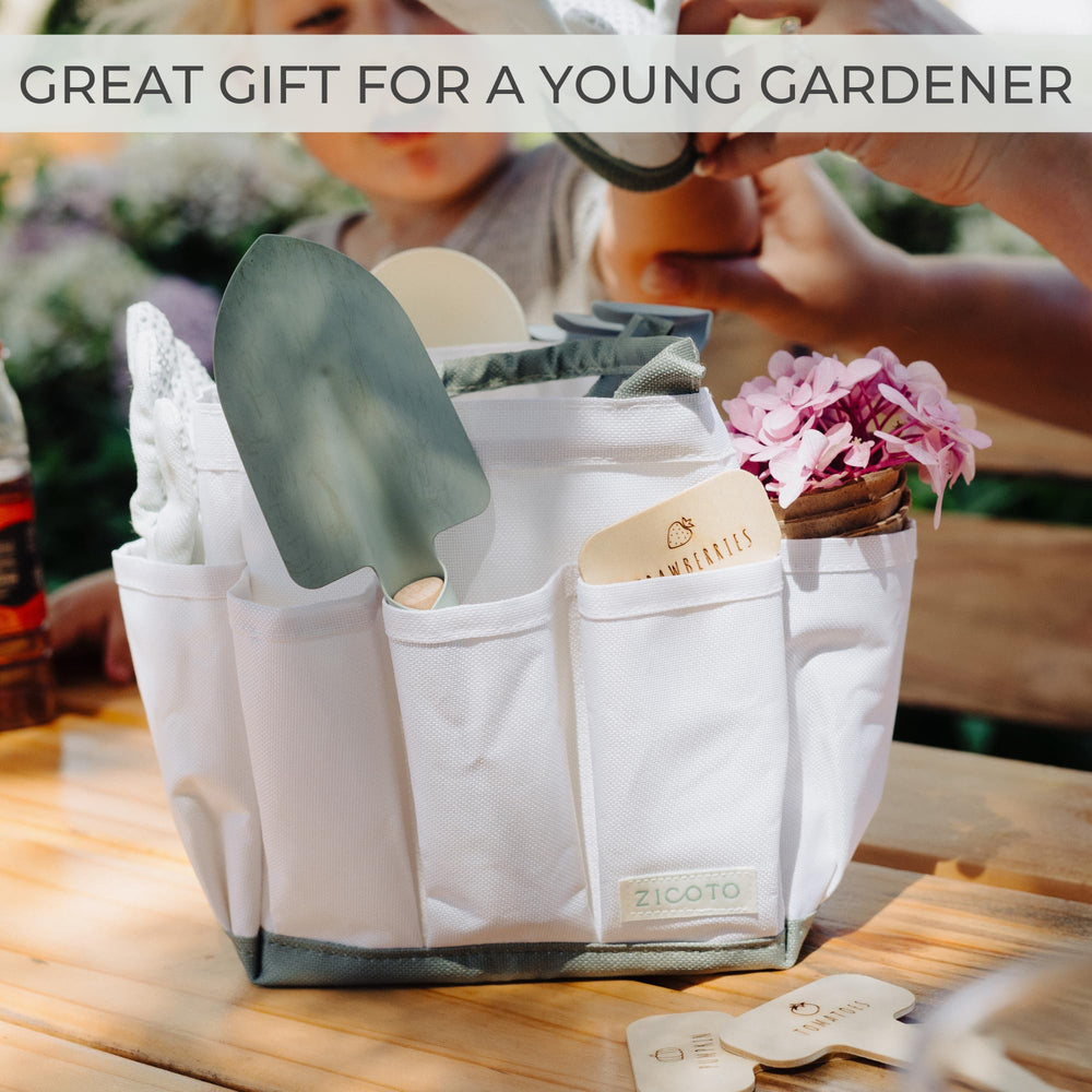 ZICOTO kids gardening set rounded shovel gentle digging for beginners