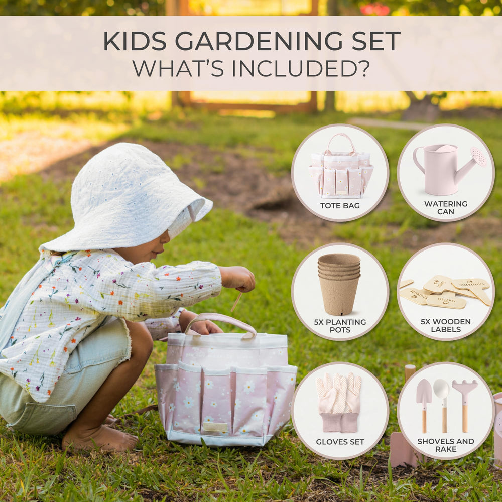 ZICOTO 22oz Watering Can provides precise, mess-free watering for young gardeners.