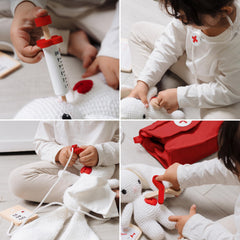 ZICOTO doctor play set clipboard adds patient notes for storytelling
