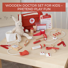 ZICOTO doctor play set thermometer helps kids learn temperature checks safely