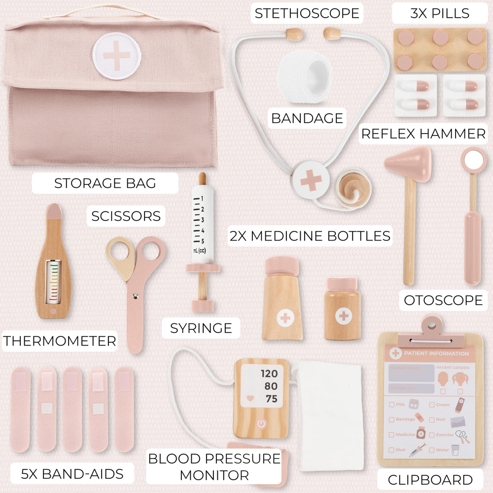 ZICOTO cotton bag stores tools neatly for travel and playdates