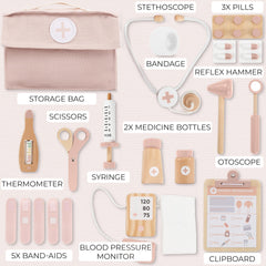 ZICOTO cotton bag stores tools neatly for travel and playdates