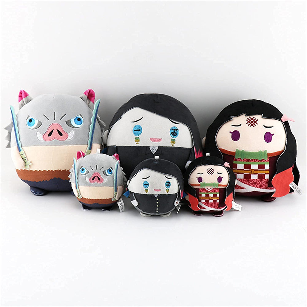 ZIFUNMUR Tanjirou Nezuko plush 20cm – cozy decor and cuddle buddy
