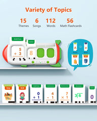 ZIKAQUQI 21-number and 56-math cards enable basic arithmetic play.