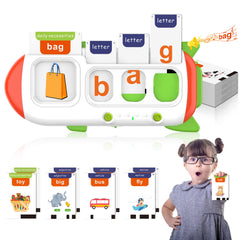 ZIKAQUQI spelling flash cards package with two-sided CVC words for language learning.